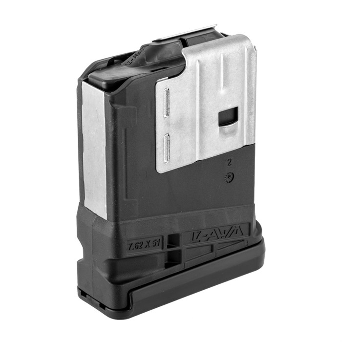 Lancer Magazine L7AWM SR-25 7.62X51 10 Rounds Opaque Black - View 2