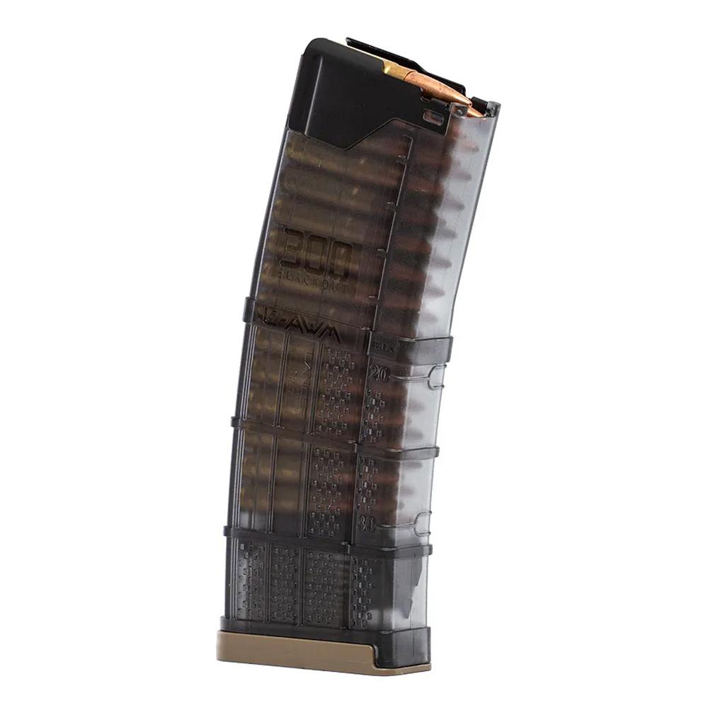 Lancer 428001 L5AWM Smoke 30rd 300 Blackout AR-15 Magazine - View 2