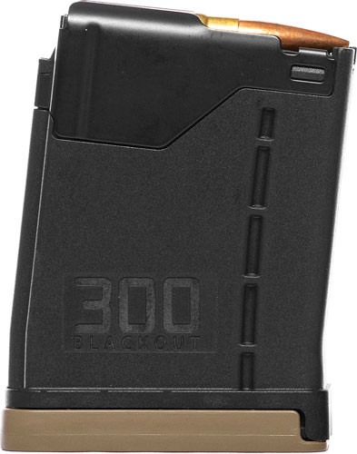 Lancer L5AWM AR-15 300BLK 10-Round Magazine - Opaque Black Hybrid Design - View 2