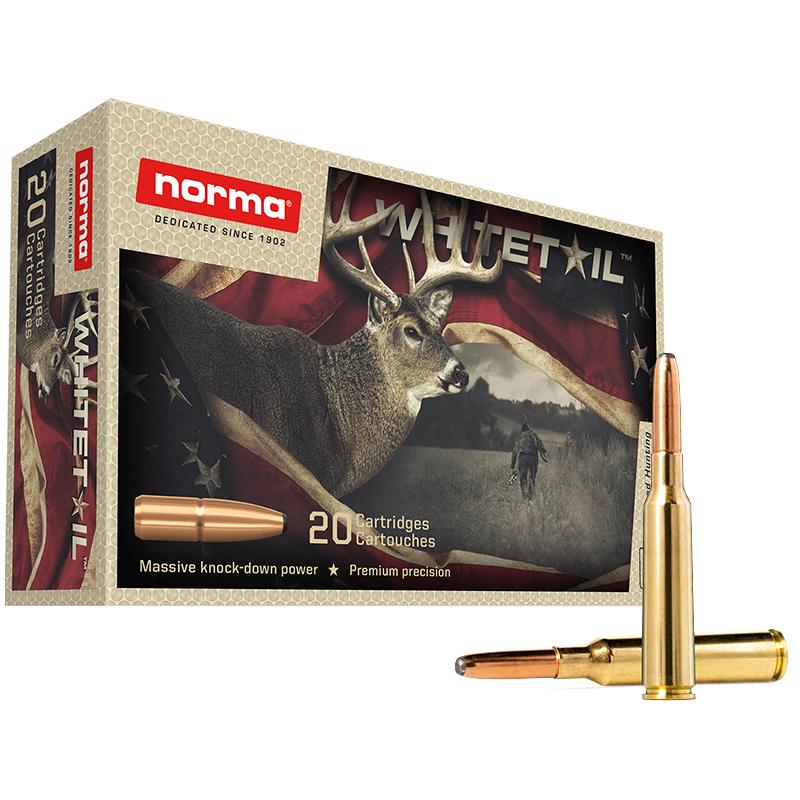 Norma 20166622 Whitetail 6.5x55 Swedish 156gr Soft Point Ammo 20 Rounds - View 2