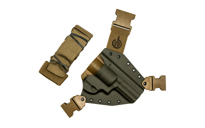 GunfightersINC KN-SWN-040221 Kenai Chest Holster, Kydex, Nylon, Right Hand - View 2