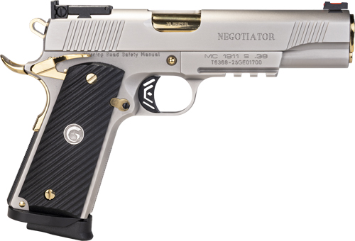 EAA 390399 MC1911 Negotiator 38 Super 5" Titanium Nitrate Semi-Auto Pistol - View 2