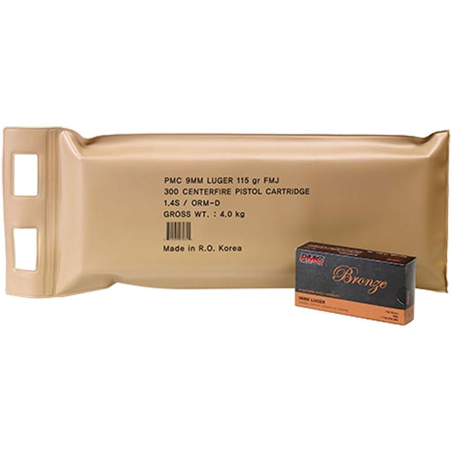 PMC 9ABP Bronze Battle Pack 9mmLuger 115gr Full Metal Jacket 300 Per... - View 2