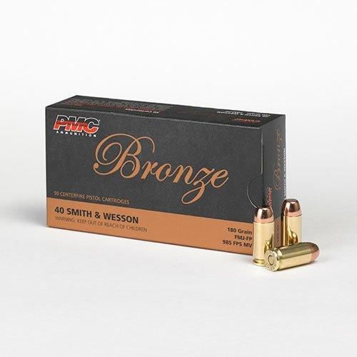 PMC Bronze 40 S&W Handgun Ammunition 180 Gr FMJ 98 - View 2