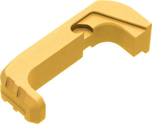 Tyrant CNC TDGEMRGLDLD Gold Aluminum Extended Mag Release Glock Gen4-5 - View 2