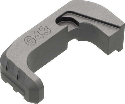 Tyrant TD43X48EG Grey Aluminum Extended Mag Release Glock 43x/48 - View 2