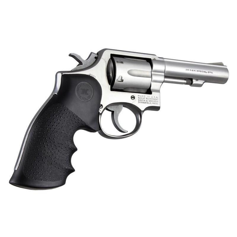 Hogue Grips Fits S&W K/L Square Butt Rubber Black 10000 - View 2