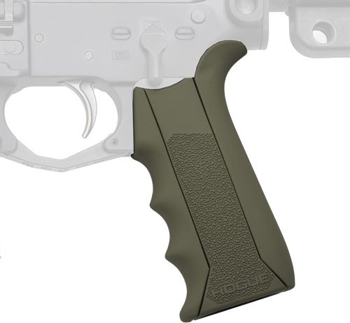 Hogue 13041 OD Green Rubber Pistol Grip AR-15/M16 with Finger Grooves - View 2