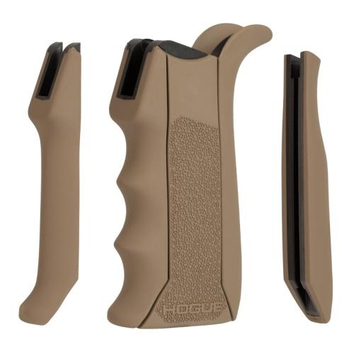 Hogue 13043 Modular Overmolded Rubber Pistol Grip Flat Dark Earth AR-15/M16 - View 2