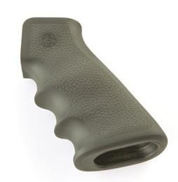 Hogue Grips Overmolded AR15/M16 Rubber Finger Grooves OD Green 15001 - View 2