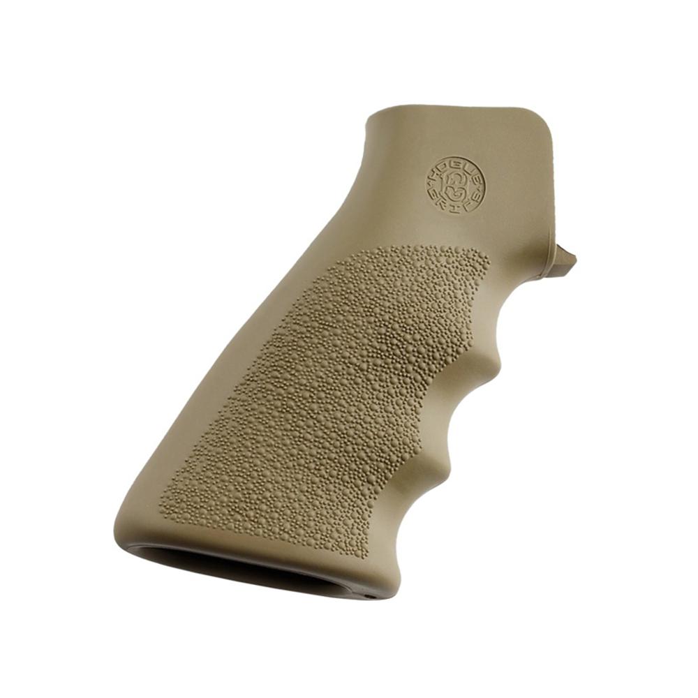 Hogue OverMolded Grip Fits AR-15/M16 Rubber Finger Grooves FDE 15003 - View 2