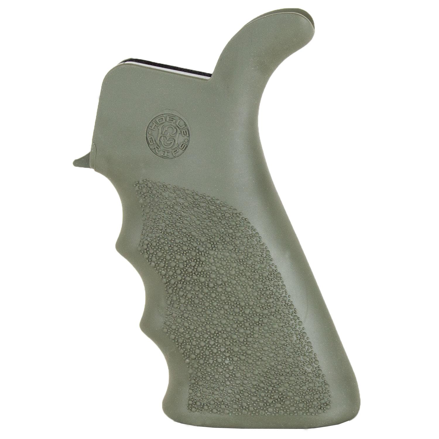 Hogue 15021 AR-15 Beavertail Grip with Finger Grooves OD Green - View 2