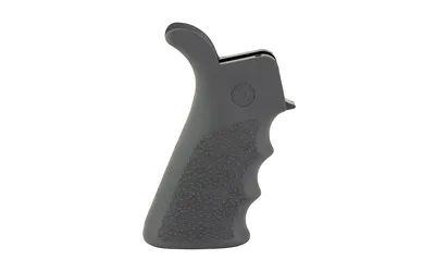 Hogue OverMolded Rifle Grip Beavertail Finger Grooves f/AR Slate Gray 15022 - View 3