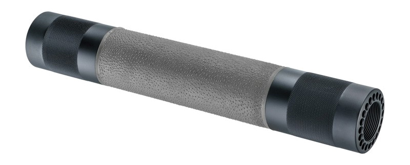 Hogue 15504 AR-15/M16 Free Float Forend Rifle Length Grey Rubber Grip - View 2