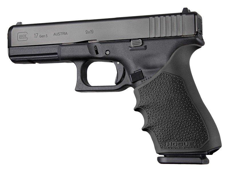 Hogue HandALL Beavertail Grip Sleeve Glock 17 Gen 1 2 5 Black - View 2