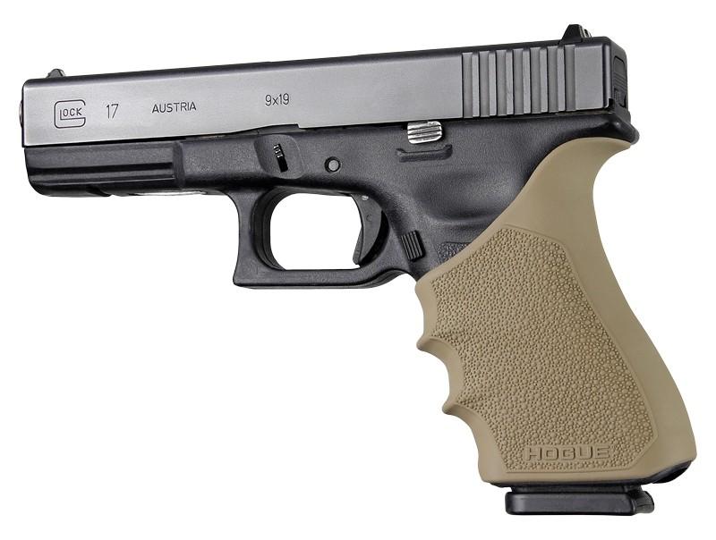 Hogue HandALL Beavertail Grip Sleeve FDE Elastomer Cobblestone - View 2