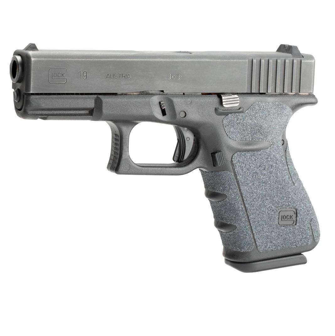 Glock Gen 5 Models Adhesive Grip Black Ultra Thin Heavy Grit - View 2