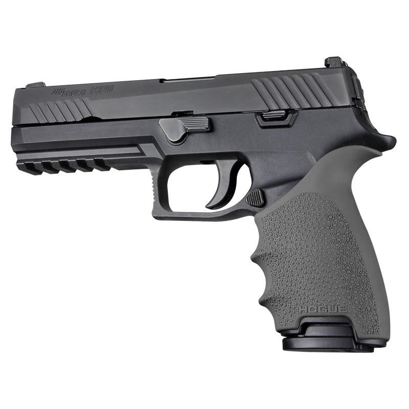 Hogue 17602 Grip Sleeve Handall Beavertail Slate Gray Rubber Fits SIG Sauer - View 2