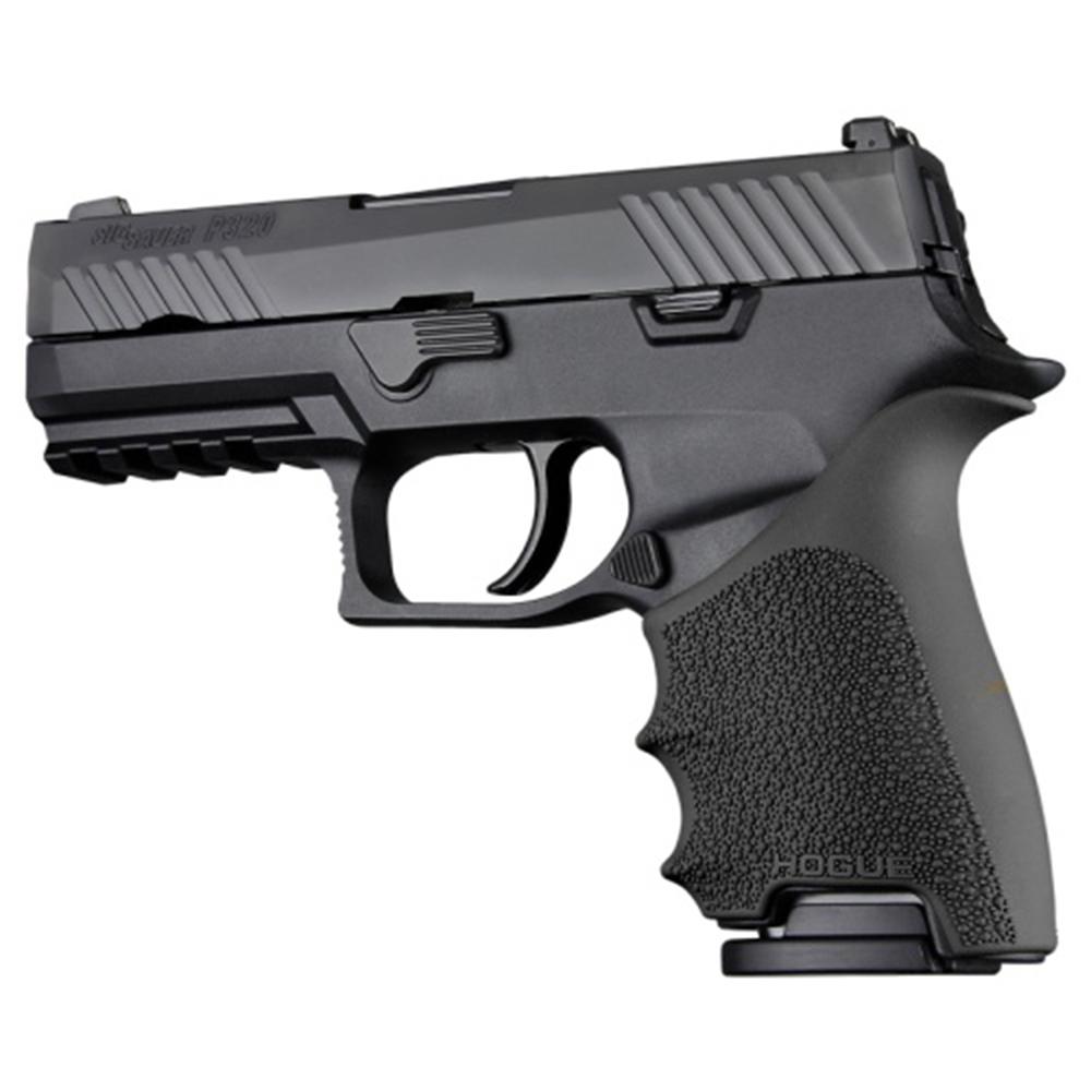 Hogue 17610 HandAll Beavertail Grip Sleeve Sig Sauer P320 Compact Black - View 2