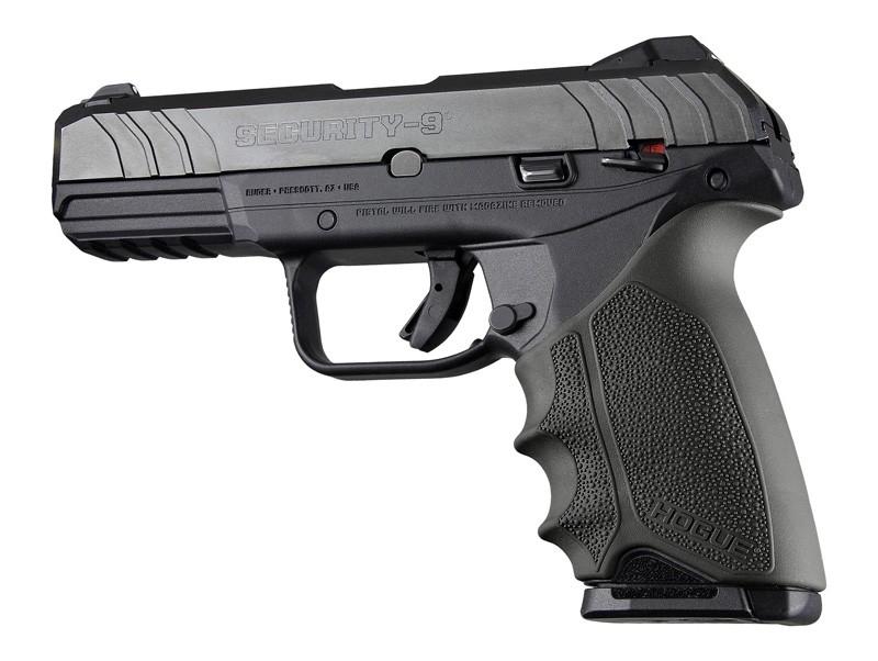 Hogue HandAll Beavertail Grip Sleeve Ruger Security 9 Black - View 2