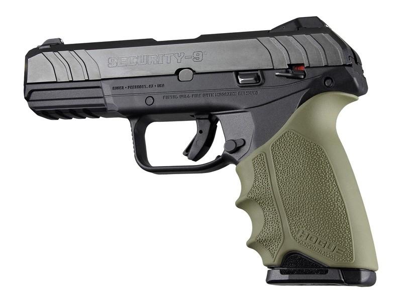 Houge HandAll Beavertail Grip Sleeve Ruger Security 9 OD Green - View 2