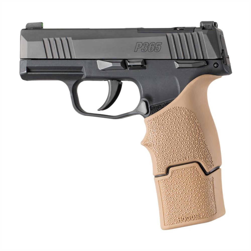 Hogue Overmolded Rubber Magazine Extended Base Pad for Sig P365/365-380 15rd FDE - View 2