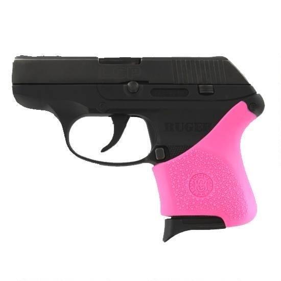 Hogue Grips Handall Universal Grip Sleeve Ruger LCP- Pink - View 2
