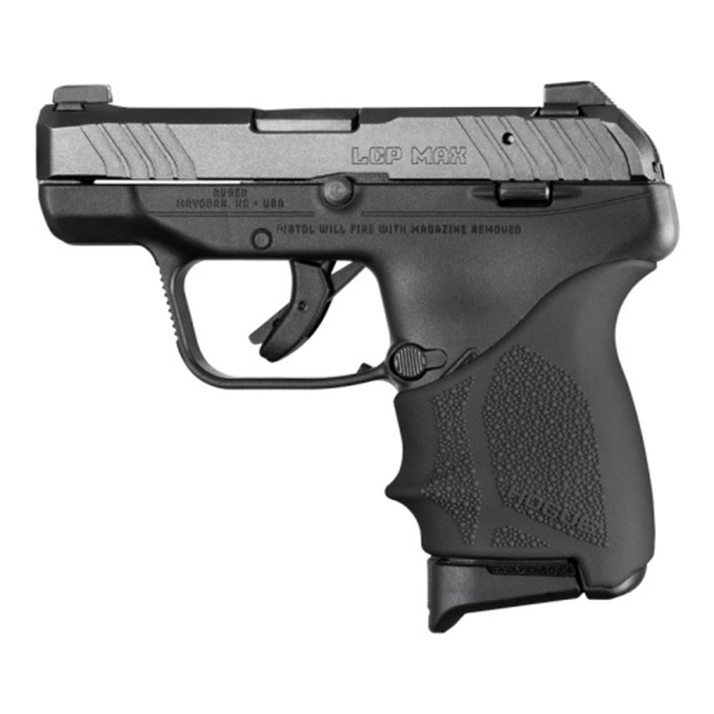 Hogue HandAll Beavertail Grip Sleeve Ruger LCP Max Black - View 2