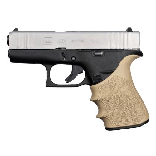 Hogue HandAll Beavertail Grip Sleeve Glock 43X/48 FDE - View 2