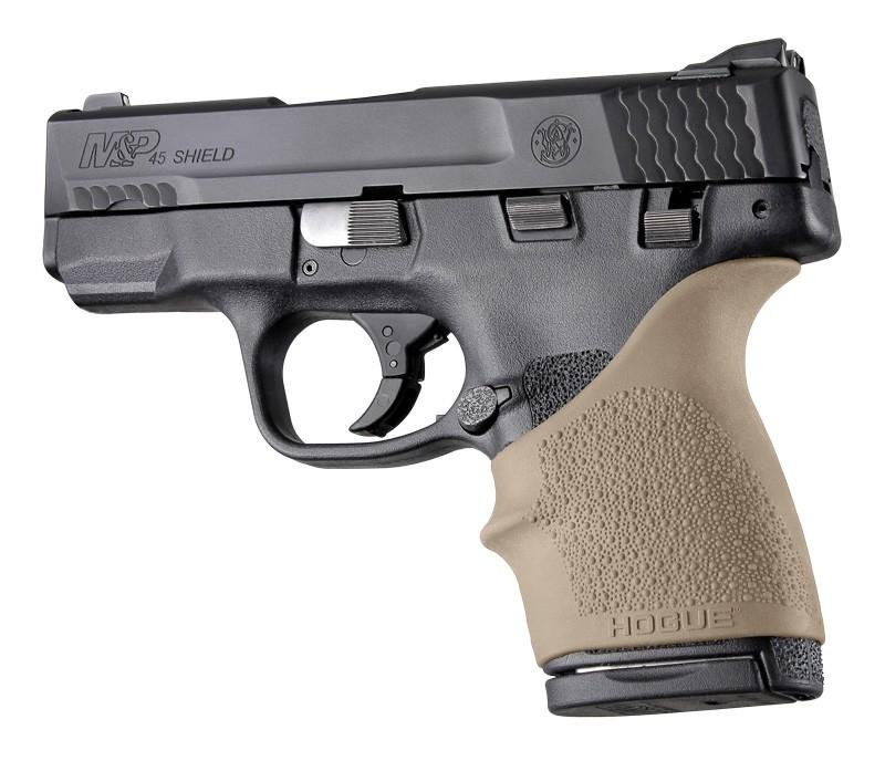 Hogue 18303 HandAll Beavertail Grip Sleeve FDE for S&W M&P Shield 45 - View 2