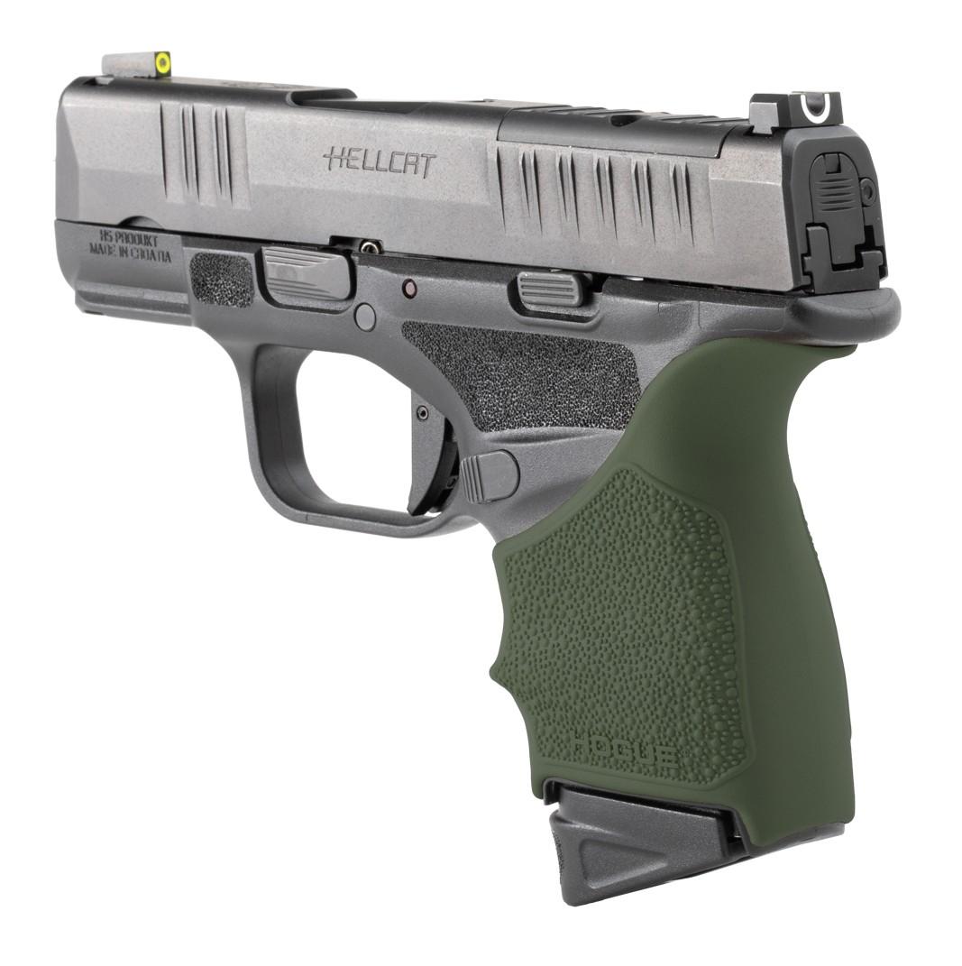 Hogue 18311 HandAll Beavertail Grip Sleeve Springfield Armory Hellcat Green - View 2