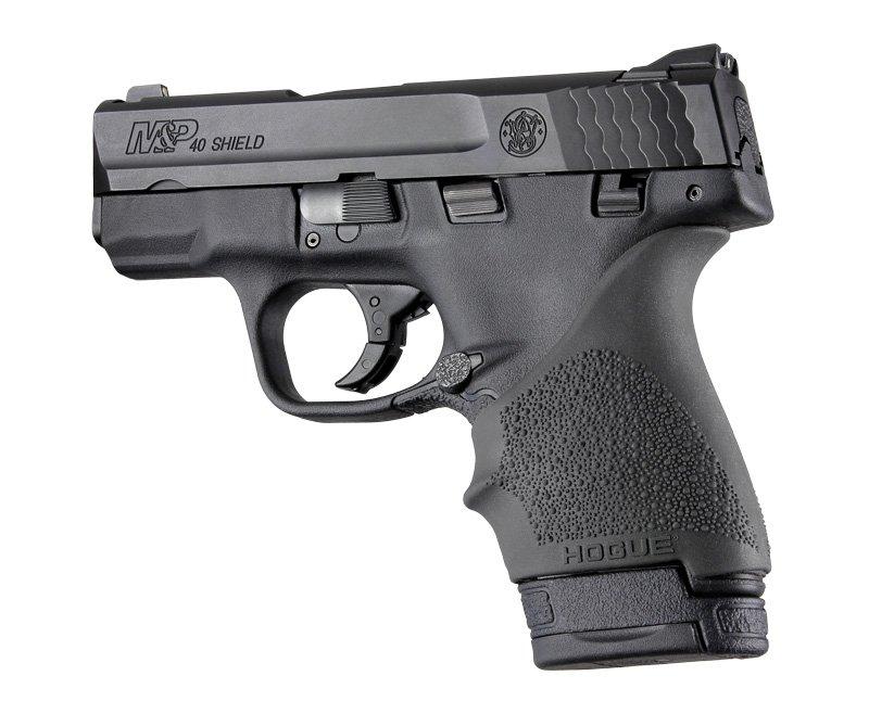 Hogue HandALL Beavertail Grip Fits S&W M&P Shield/Ruger LC9 Black 18400 - View 2