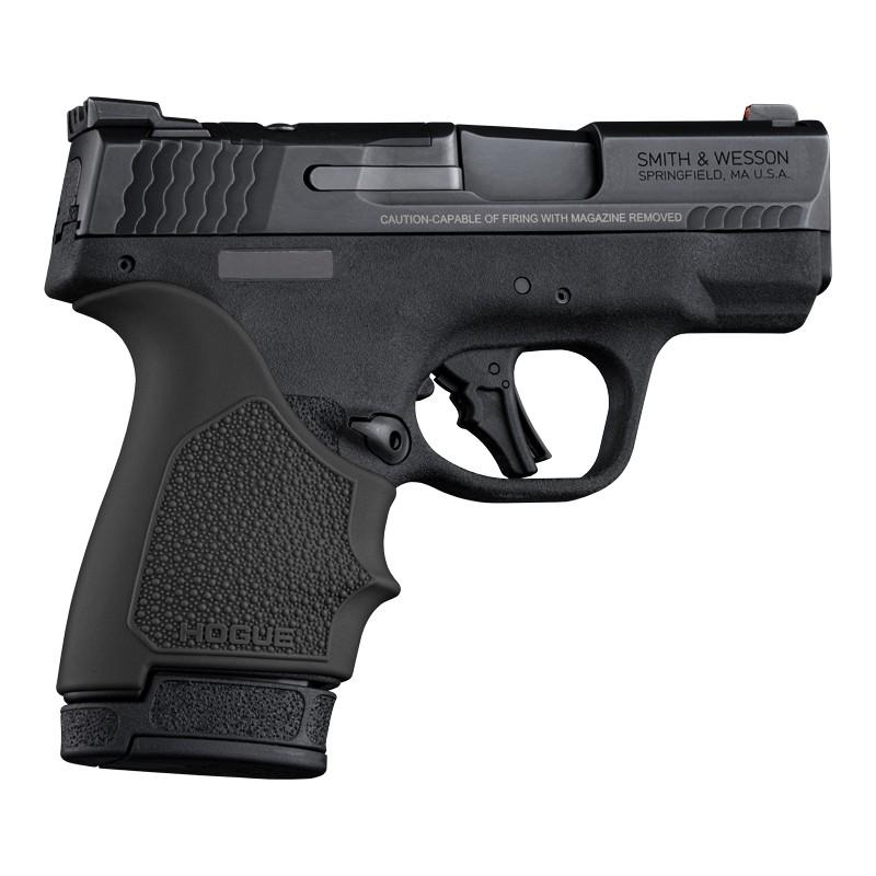 Hogue HandAll Beavertail Handgun Grip Sleeve for S&W M&P 9 Shield Plus Black - View 2