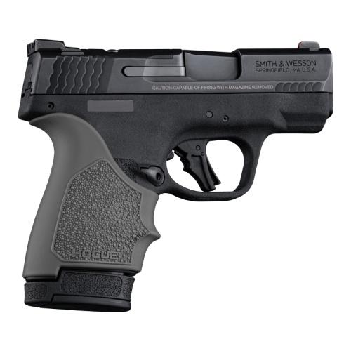 Hogue HandAll Beaver Tail Handgun Grip Sleeve S&W M&P 9 Shield Plus Slate Grey - View 2