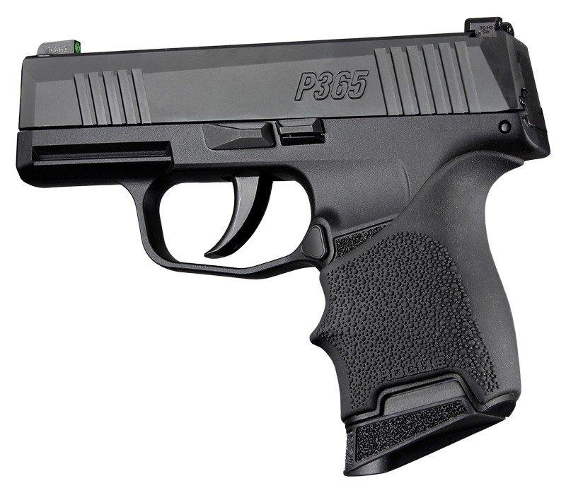 Hogue HandAll Beavertail Pistol Grip Fits Sig P365 Black 18700 - View 2