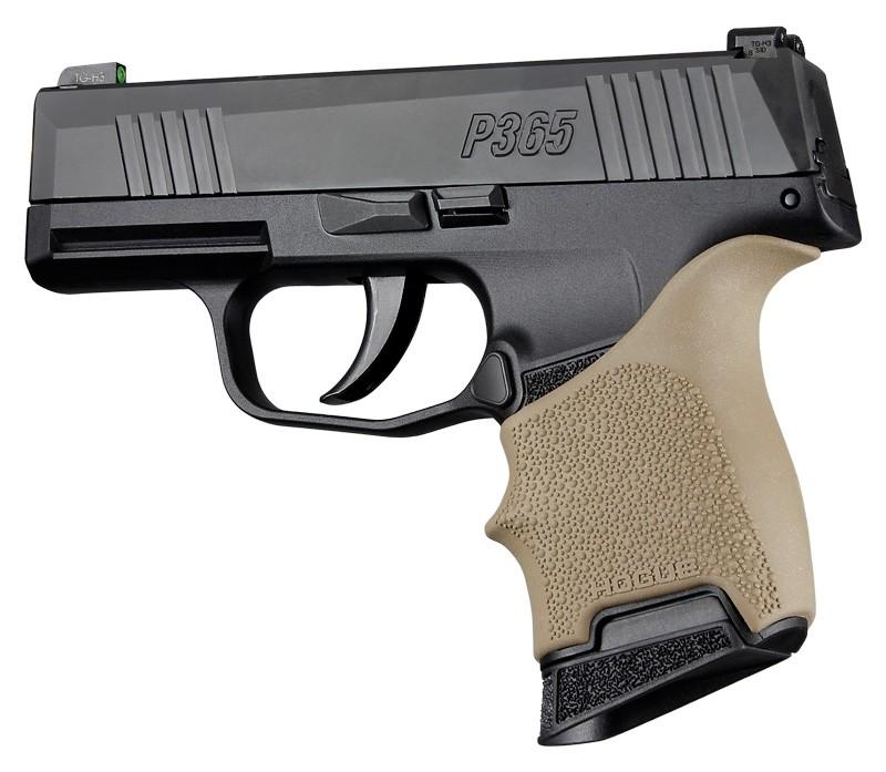 Hogue HandAll Beavertail Pistol Grip Flat Dark Earth Sig P365 18703 - View 2