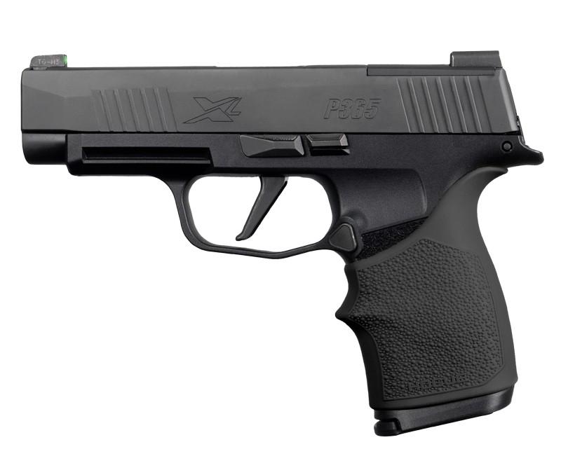 Hogue HandAll Beavertail Grip Sleeve Sig Sauer P365XL- Black - View 2