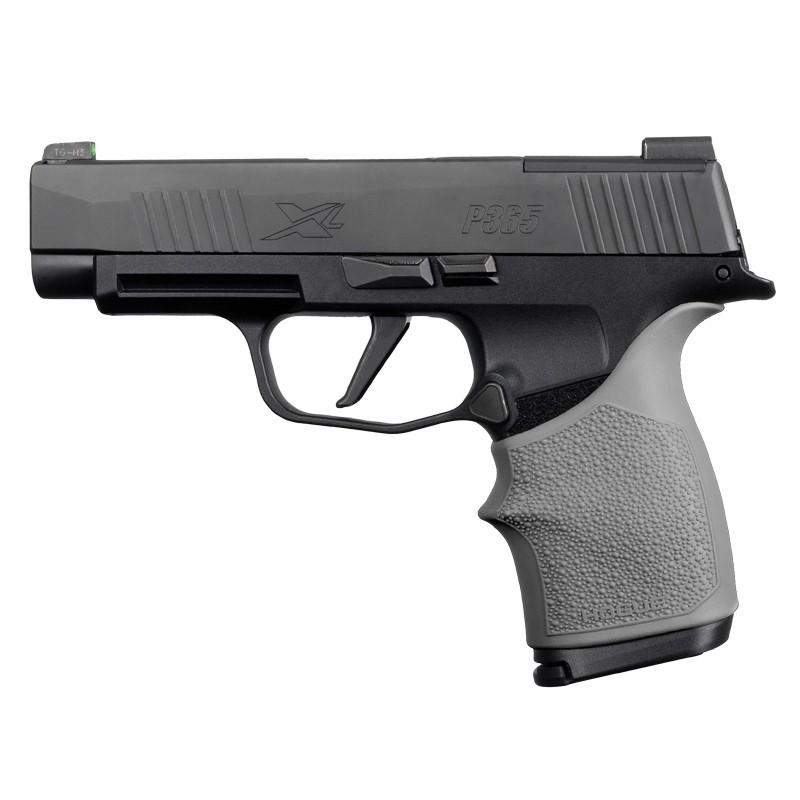 Hogue HandAll Beavertail Handgun Grip Sleeve for Sig Sauer P365XL Slate Grey - View 2