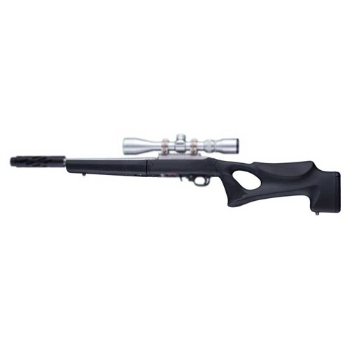 Hogue Ruger 10/22 Takedown Thumbhole Rubber Stock Black - View 2