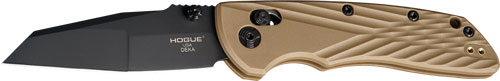 Hogue Deka 3.25in ABLE Lock Modified Wharncliffe FDE Folding Knife (24367) - View 2
