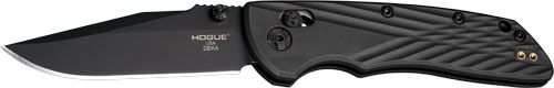 Hogue Deka 3.25" ABLE Lock Clip Point Polymer Frame Blk Folding Knife 24376 - View 2