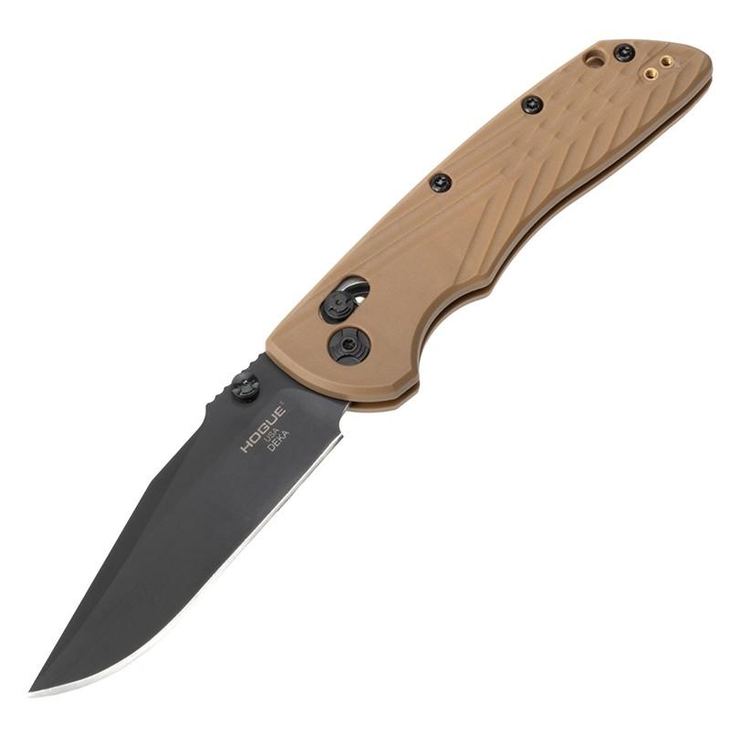 Hogue 24377 Deka 3.25" FDE Polymer Clip Point Blade ABLE Lock Folder - View 2