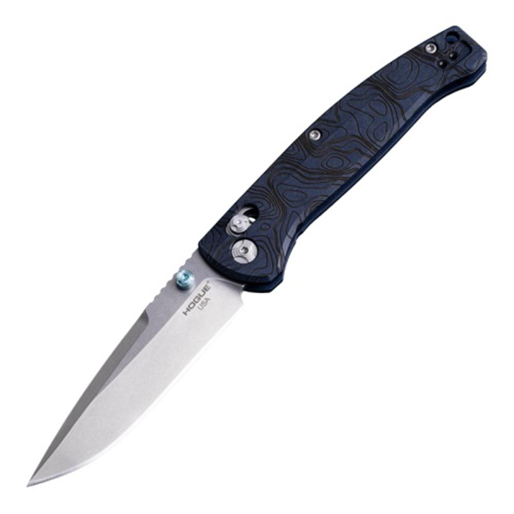 Hogue MYSTO 3.4" ABLE LCK FLDR CLIP POINT BLUE CANYON WATER - View 2