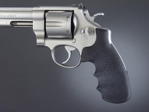 Hogue Rubber Monogrip Smith & Wesson N-Frame Round Butt Black - View 2