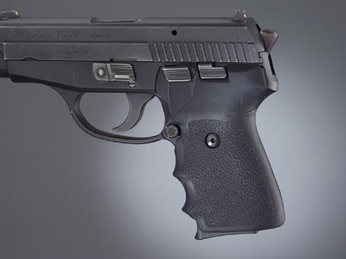 Hogue 31000 Rubber Grip Black with Finger Grooves for Sig P239 - View 2