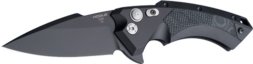 Hogue 34579 X5 3.5" Spear Black Plain Edge CPM154 Black Aluminum G10 - View 2