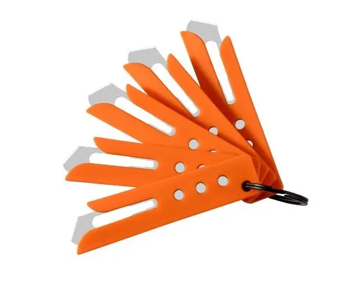 Hogue 35884 Expel Blade Guard Orange Nylon Includes 5 #60 High Carbon Steel - View 2