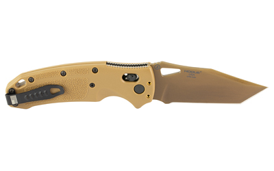 Hogue SIG K320 M17 M18 Folding Knife PVD Coyote Tan Tanto 3.5 Inch Blade - View 3