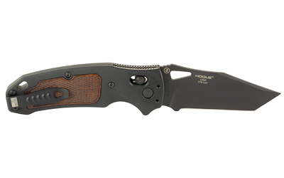 Hogue 36367 SIG K320 AXG 3.5" Tanto Blade Black Aluminum Walnut Inlay - View 3