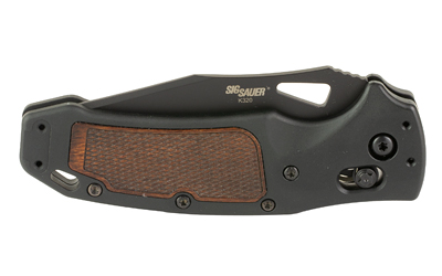 Hogue 36367 SIG K320 AXG 3.5" Tanto Blade Black Aluminum Walnut Inlay - View 4